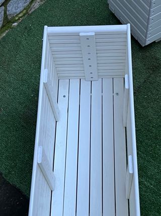 2 Fioriere Rettangolari Bianche