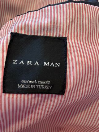 Casaco homem azul e cinzento