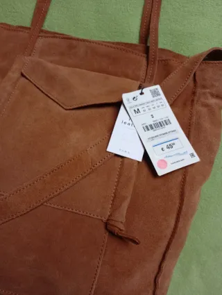 Bolso de ante Zara