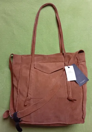 Bolso de ante Zara