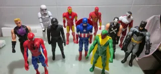 11 Figuras Superhéroes Marvel