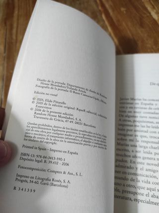 Una entrevista con Javier Marías. Elide Pitarello