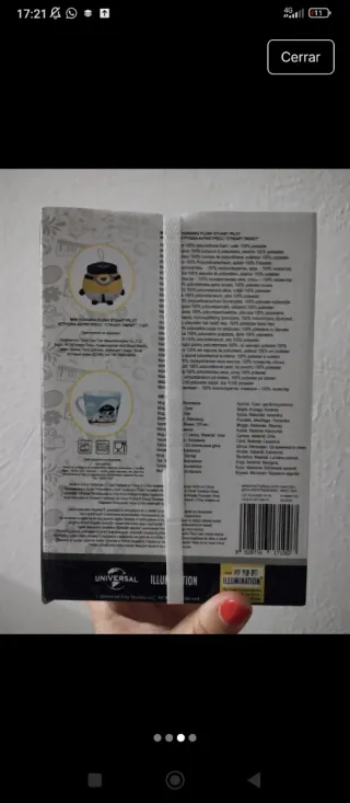 Taza y peluche Minion