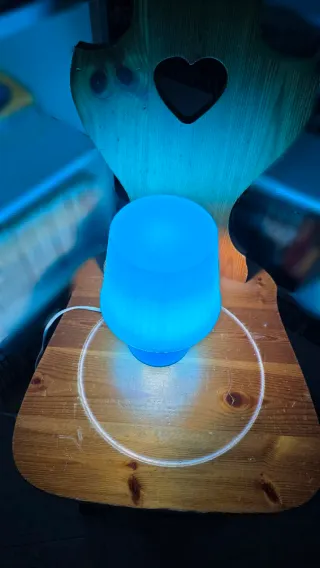 Lampade da comodino blu