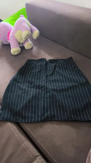 Conjunto falda y chaqueta rayas