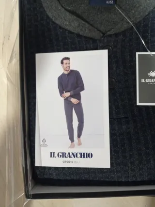 Pigiama uomo IL GRANCHIO grigio punto milano