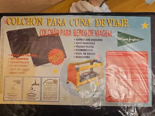Colchón, saco y almohada de cuna viaje