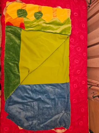 Colchón, saco y almohada de cuna viaje