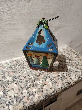 Portacandele Decorativo Natalizio