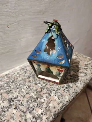 Portacandele Decorativo Natalizio