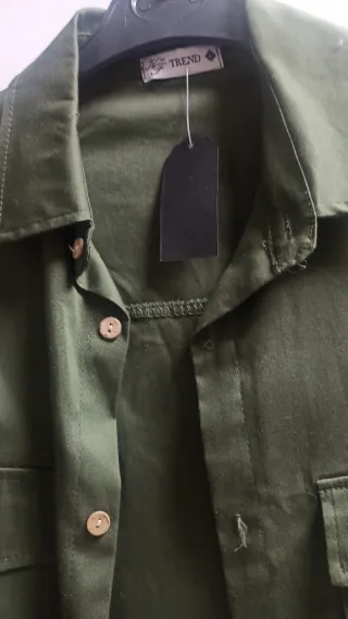 Camisa verde hombre