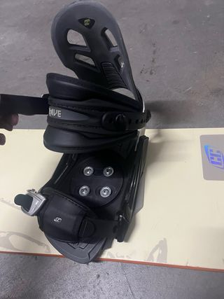 Tabla Snowboard Crazi Creek con fijaciones y funda