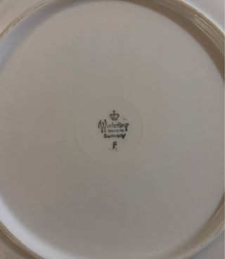 2 piatti decorativi Vintage Porcellana Bavaria