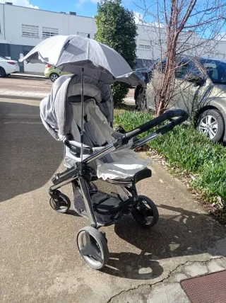 Cochecito Bebecar Gris