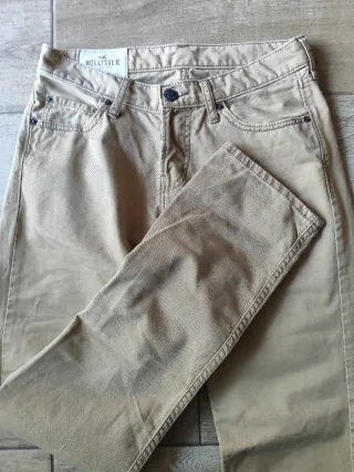 Pantalón Hollister Beige/Marrón