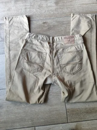 Pantalón Hollister Beige/Marrón