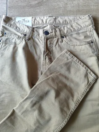 Pantalón Hollister Beige/Marrón