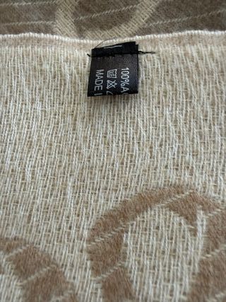 Bufanda con estampado de lazos en marrones- suave