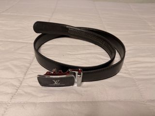 Cinturón Negro Ajustable Hebilla