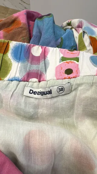 Vestido Desigual Talla M Multicolor