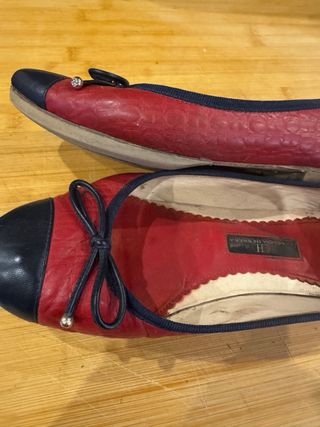 Zapatos planos piel Carolina Herrera