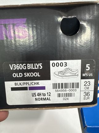 Vans Old Skool Morado y Negro