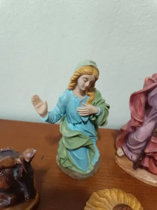 Figuras Belén Pintadas a Mano