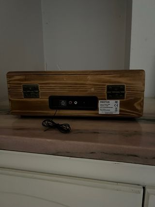 Tocadiscos Maleta PRIXTÓN Madera