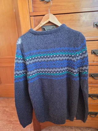 Jersey hombre estampado gris