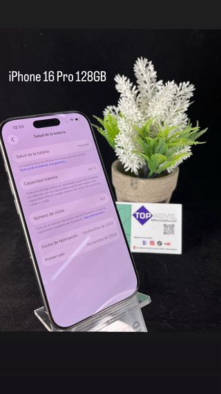 iPhone 16 Pro 128GB 2 años de Garantía