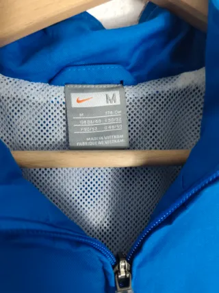 Chaqueta deportiva Nike azul vintage