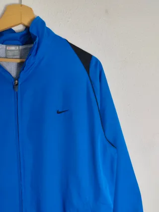 Chaqueta deportiva Nike azul vintage