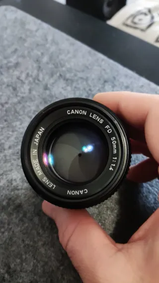 Objetivo Canon FD 50mm f/1.4