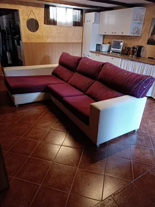 Sofá Chaiselongue Dos Colores