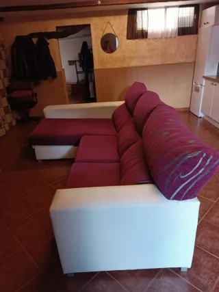 Sofá Chaiselongue Dos Colores