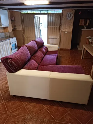 Sofá Chaiselongue Dos Colores