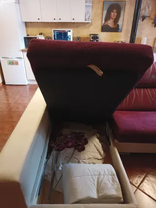 Sofá Chaiselongue Dos Colores