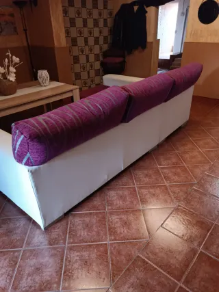 Sofá Chaiselongue Dos Colores