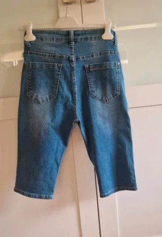 Pantalón vaquero pirata mujer H&U Jeans Talla XL