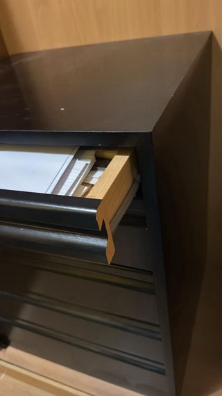 Cajonera negra 6 cajones