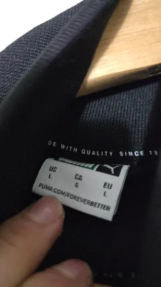 Chaqueta Puma Track Negra Talla L