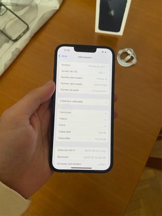 iPhone 13 128GB Azul 83% Batería