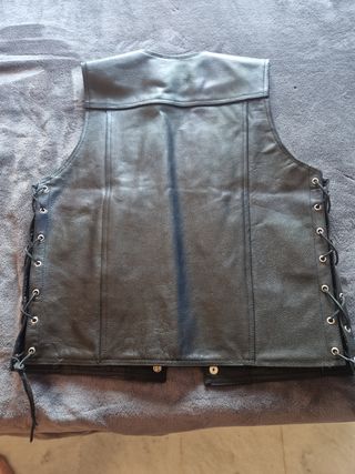 Chaleco de cuero LEATHERICK hombre