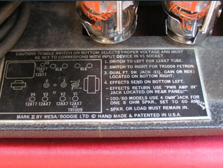 Cabezal Amplificador Mesa Boogie Mark IIB Coliseum