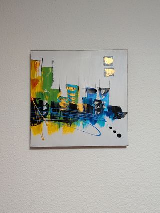 Cuadro abstracto moderno