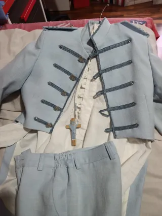 Traje de Comunión Niño Azul cielo hortensia maeso