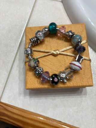 Pulsera abalorios multicolor