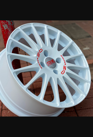 Adhesivos OZ Llantas Racing Rojas