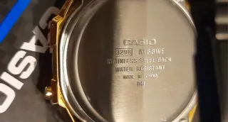 Reloj Casio A168WEGB-1BEF Dorado y Negro