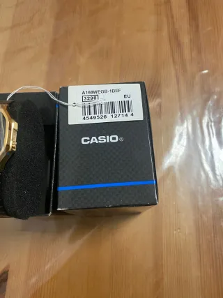 Reloj Casio A168WEGB-1BEF Dorado y Negro